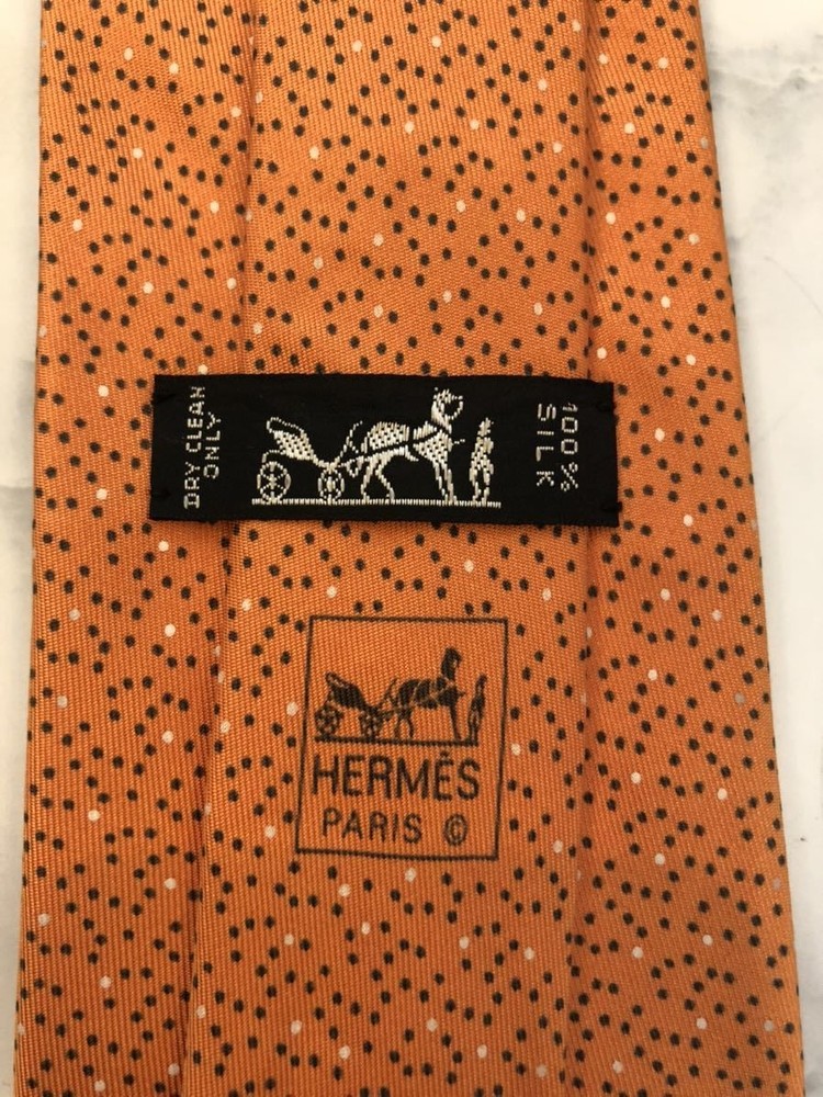 Hermes Tie Cleaned No.3
