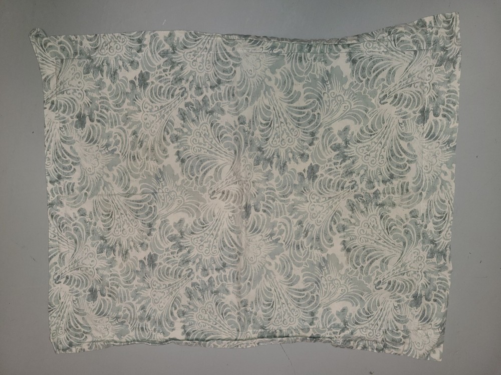 Pottery Barn "Mari Aqua Scroll" Standard Pillow Sham