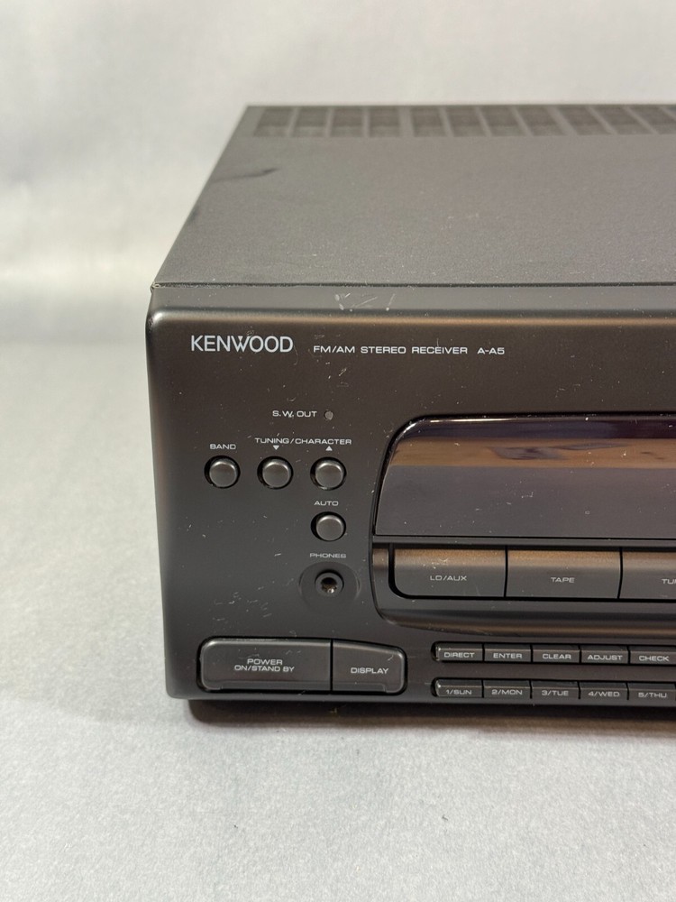 Kenwood Desktop Bookshelf Micro Component AM FM Receiver CD Player System A-A5
