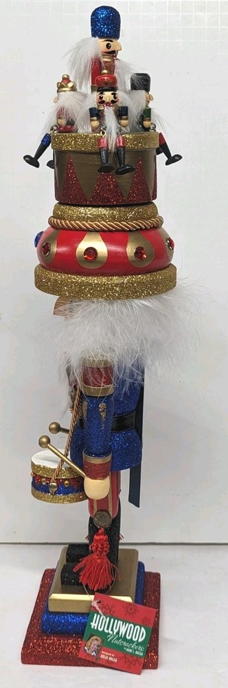 Kurt Adler 20" Hollywood Nutcracker Music Box Hat Nutcracker