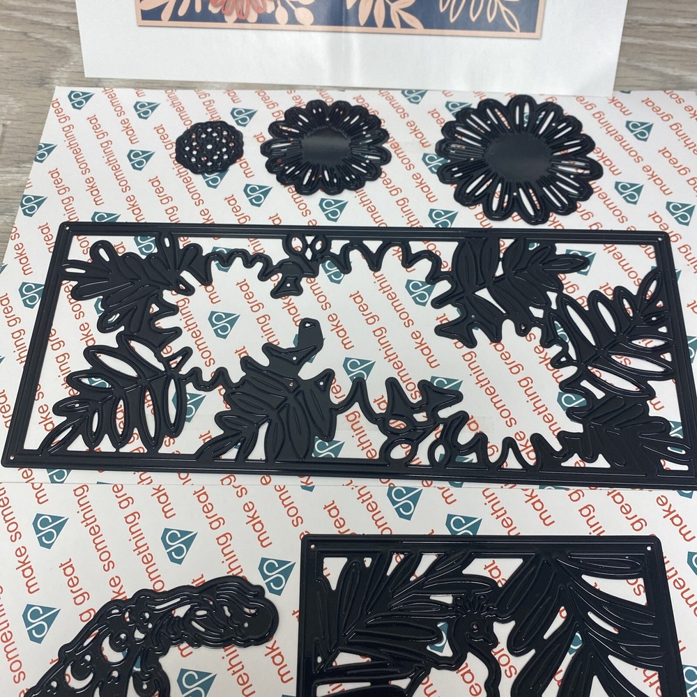 Diamond Press Dies Background Aviary Die Set 852086