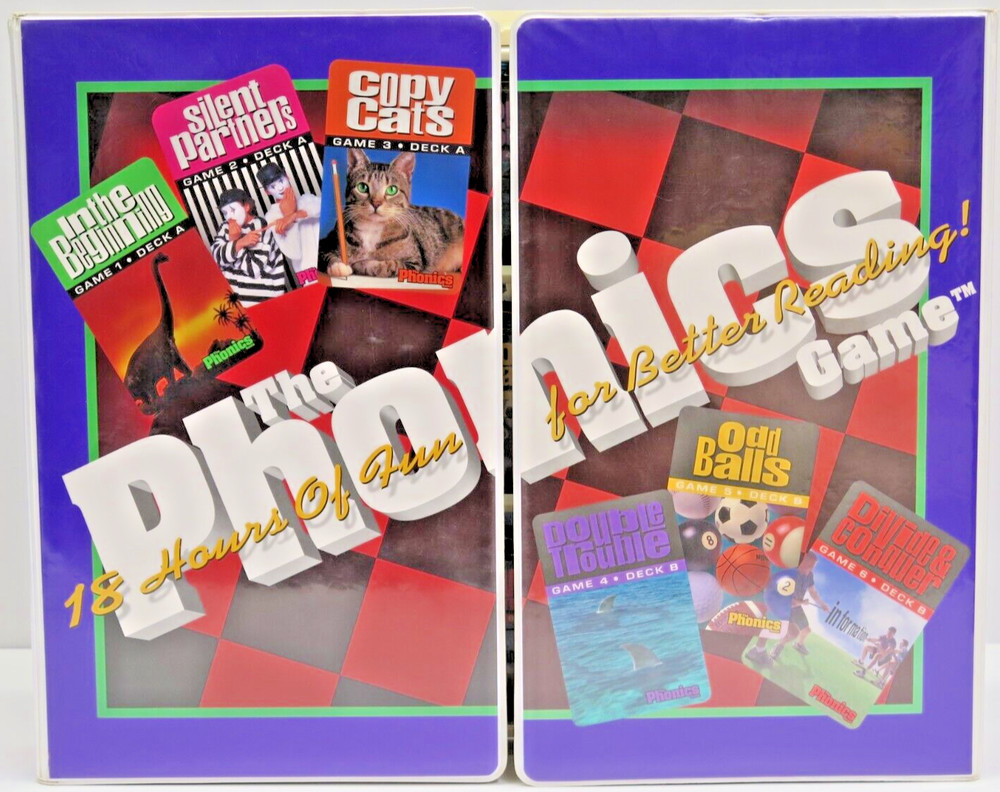 1998 Better Way of Learning The Phonics Game VHS Reading Learning System