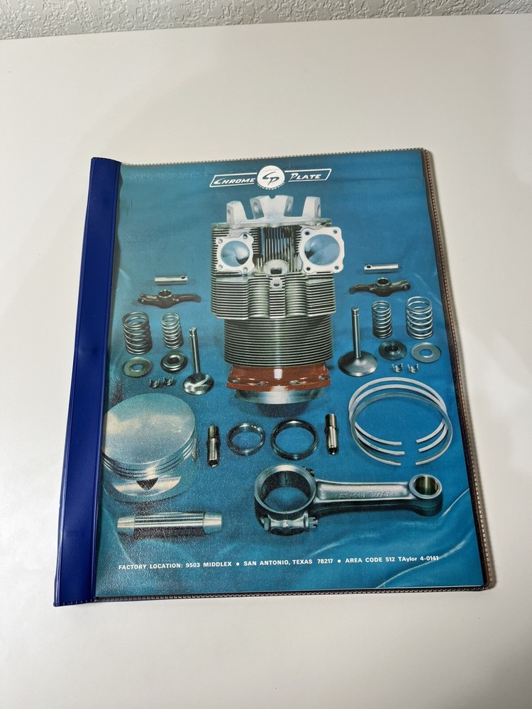 Vintage aircraft engine parts catalog