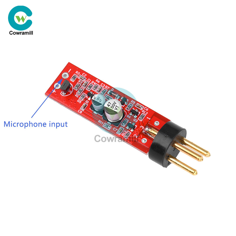 Diaphragm Condenser Microphone Recording Amplifier Module 48V Phantom Power Mic