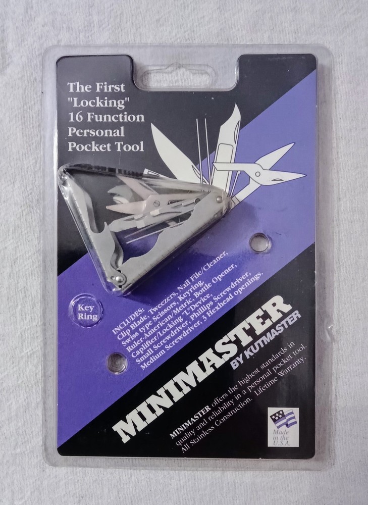 MINIMASTER BY KUTMASTER MULTI TOOL POCKET KNIFE UNUSED NEW OPEN PACKAGE READ