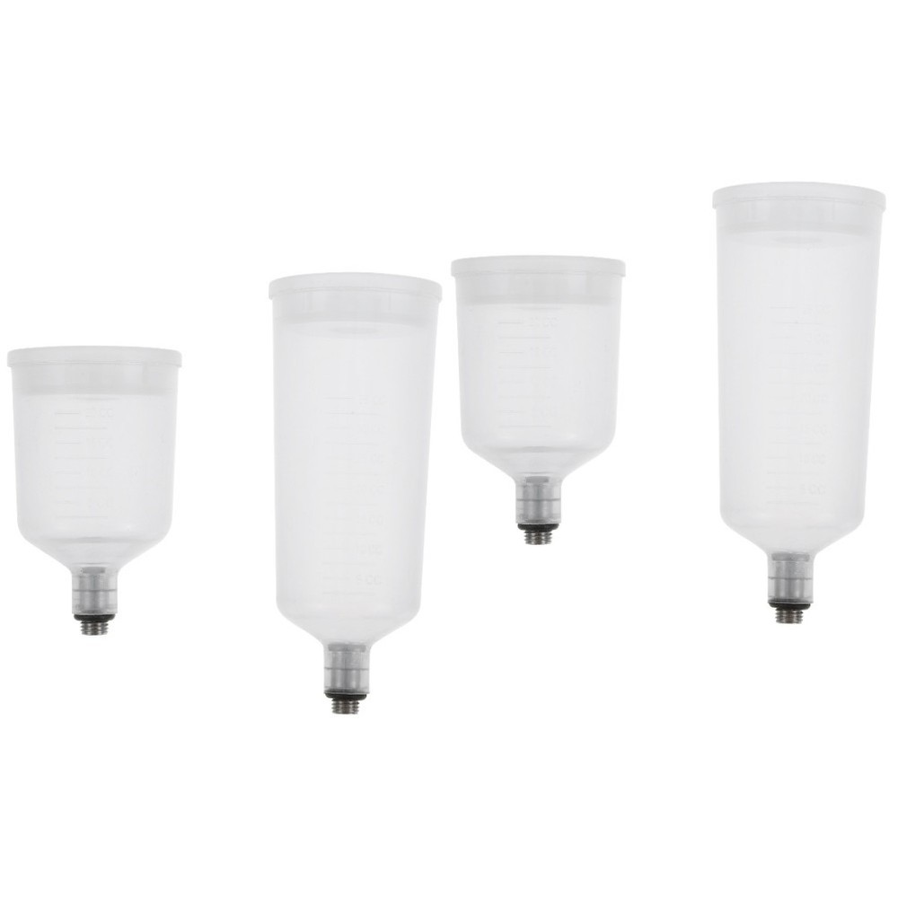 2 Pack Split-type Airbrush Cup Small Mixing Bottle Spray Paint Container