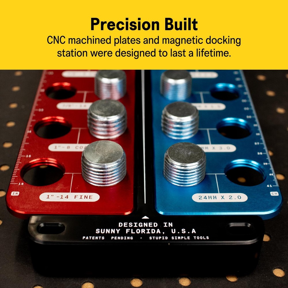 SST - Identibolt Pro XL - Precise Threadchecker and Wall Mount - Large Sized ...