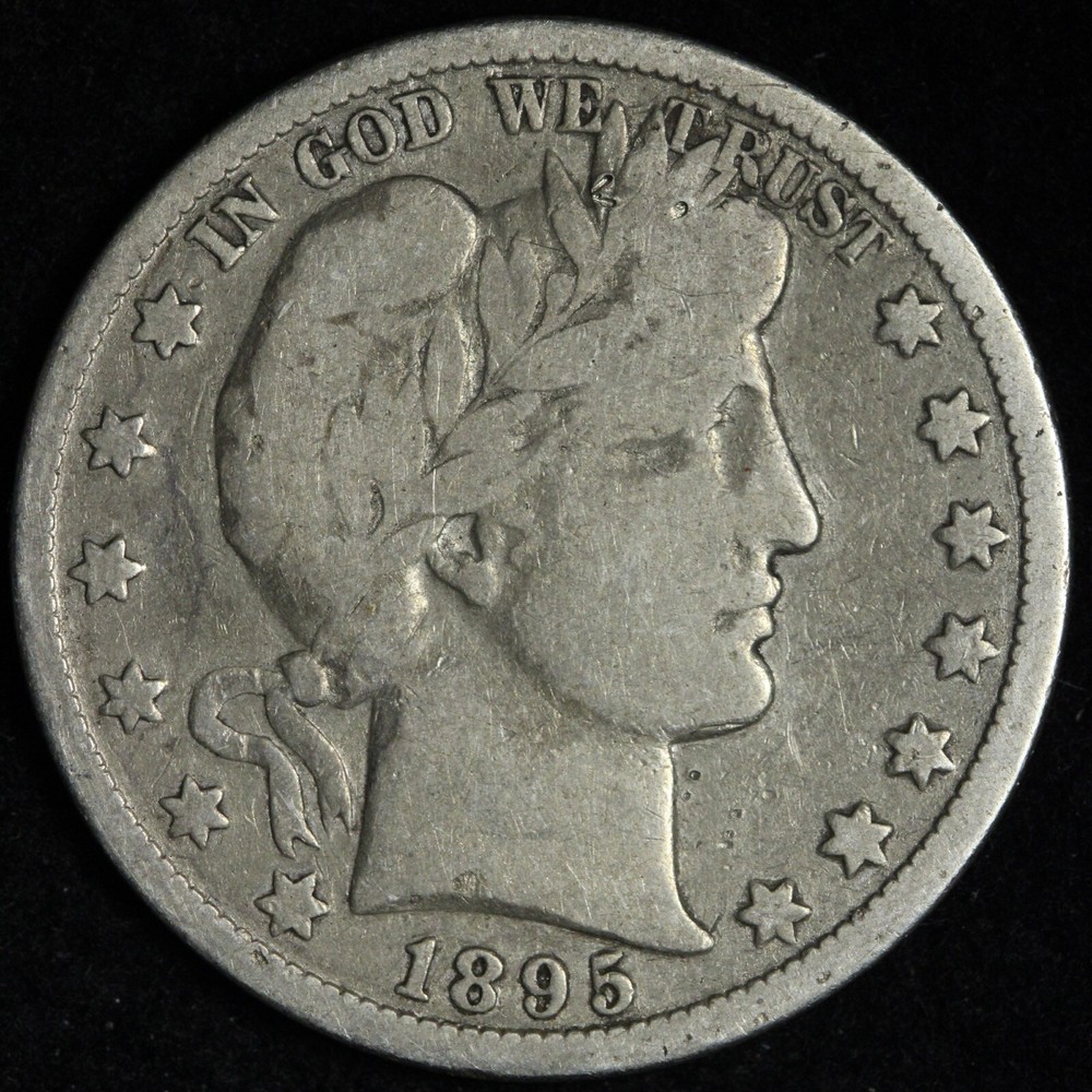 1895-O Barber Silver Half Dollar FINE E370 DQHM