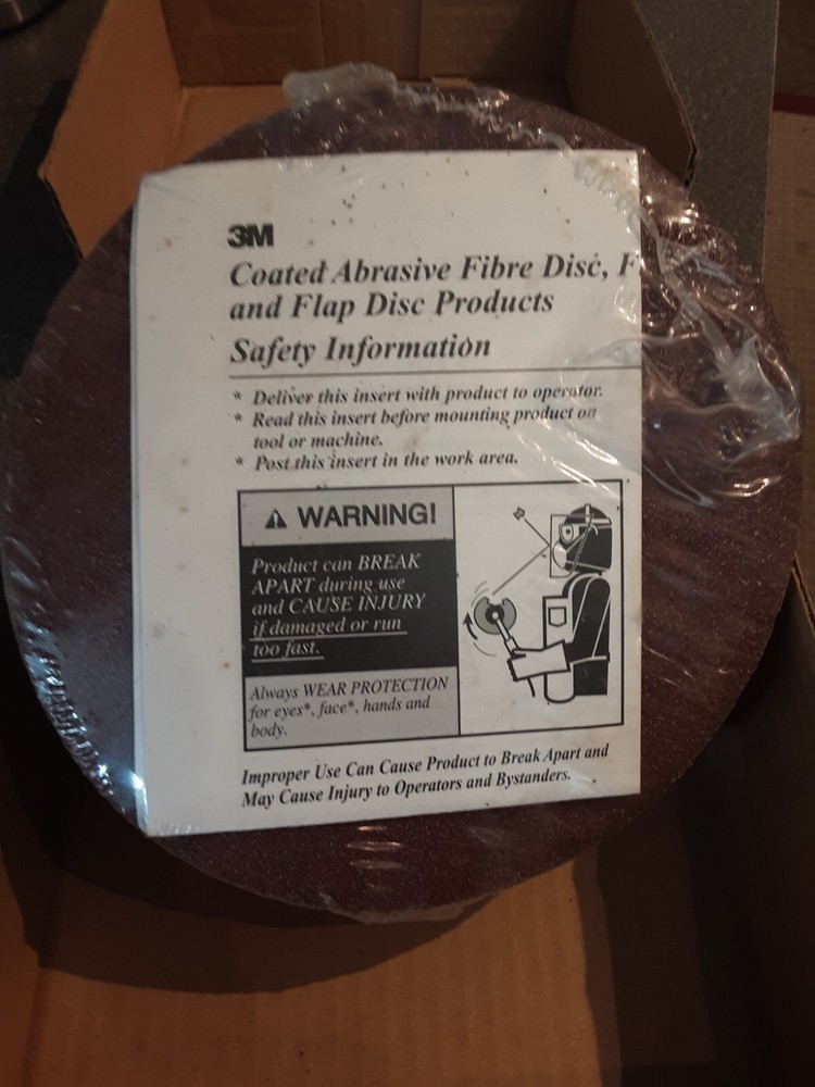 80 Grit Grinding Disc ,3m,box Of 25.
