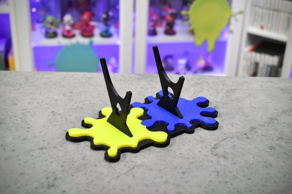 Splatoon 2 & 3 Nintendo Switch Pro Controller Display Stand - 3D Printed
