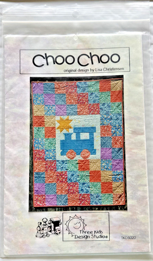 Lisa Christensen Design-Three Kids Design Studio ‘Choo Choo’ Quilt Pattern