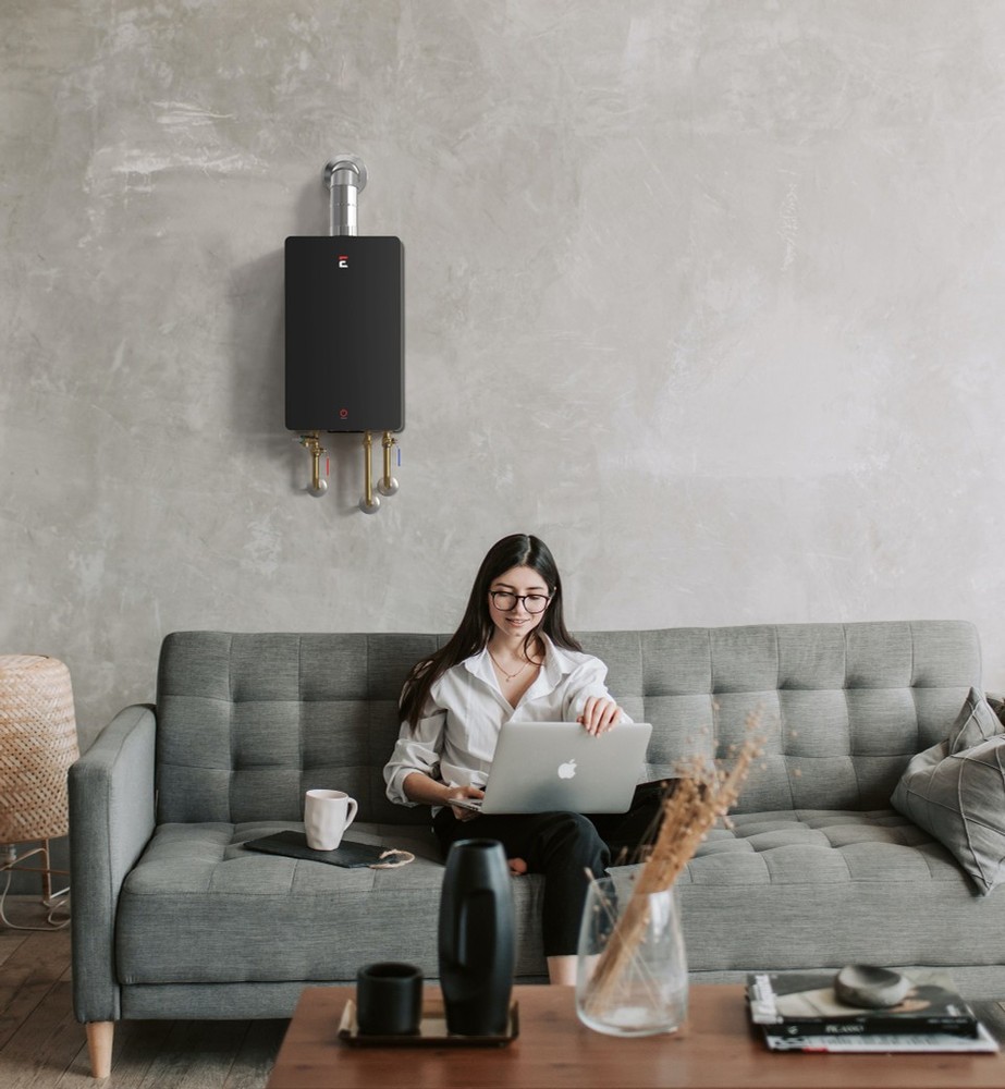 Eccotemp Smart Home SHLX-NG Indoor 4.5 GPM Natural Gas Tankless Water Heater