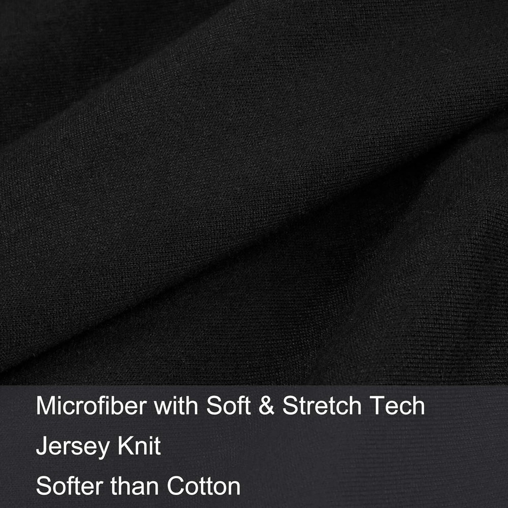 2-Pack Stretch Pillow Cases - Jersey Knit & Ultra Soft Envelope Closure
