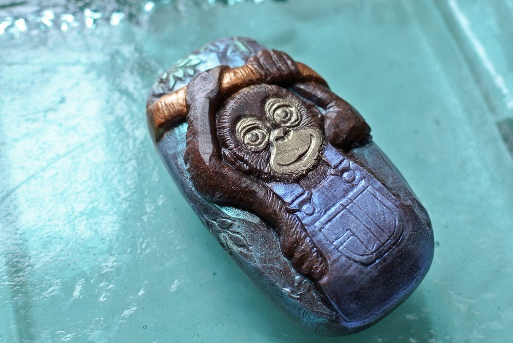 MONKEY SILICONE MOLD for soap making and other crafts
