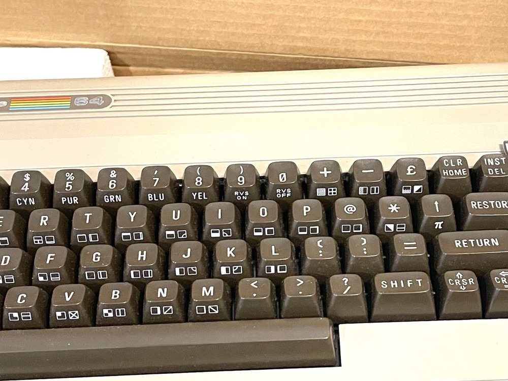 Commodore 64 Vintage Computer In Original Box With Original Purchase Receipt