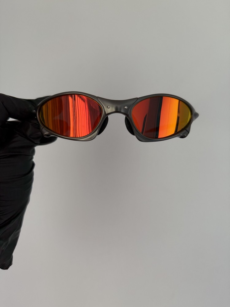 Oakley Penny & Juliet X-Mental Sunglasses Gray Frame/Ruby Lens