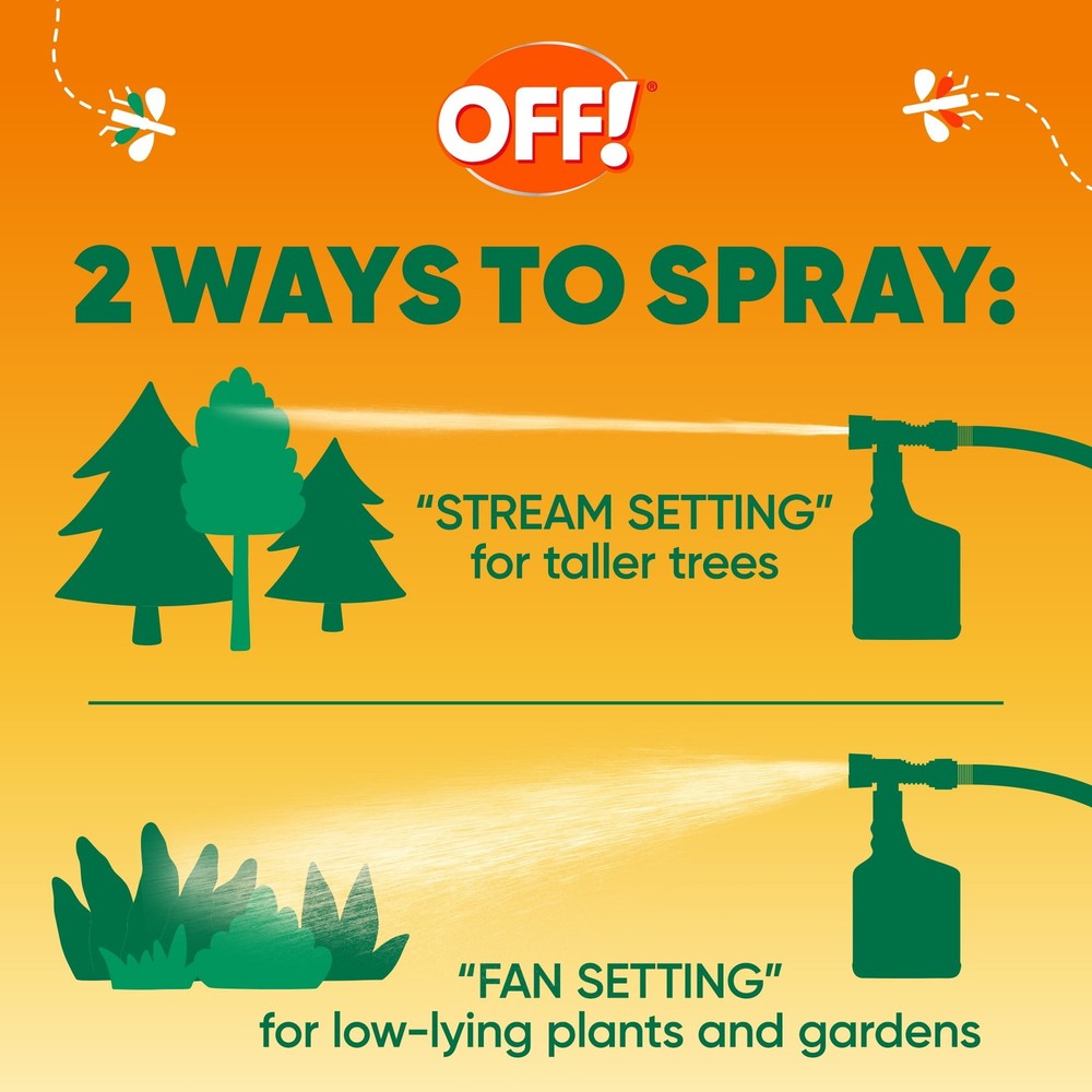 OFF! Backyard Bug Control Pretreat, 32 oz, 1 Count, Outdoor Bug Treatment