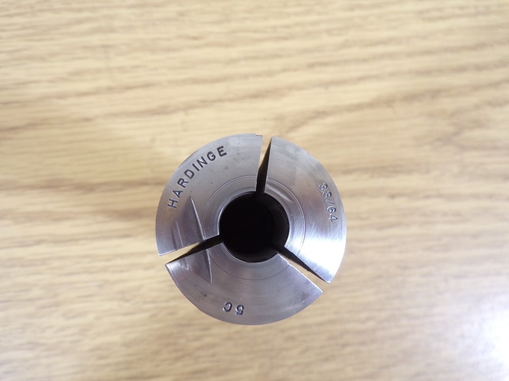 Hardinge 5C Round Smooth Collet, 33/64", Internal Thread