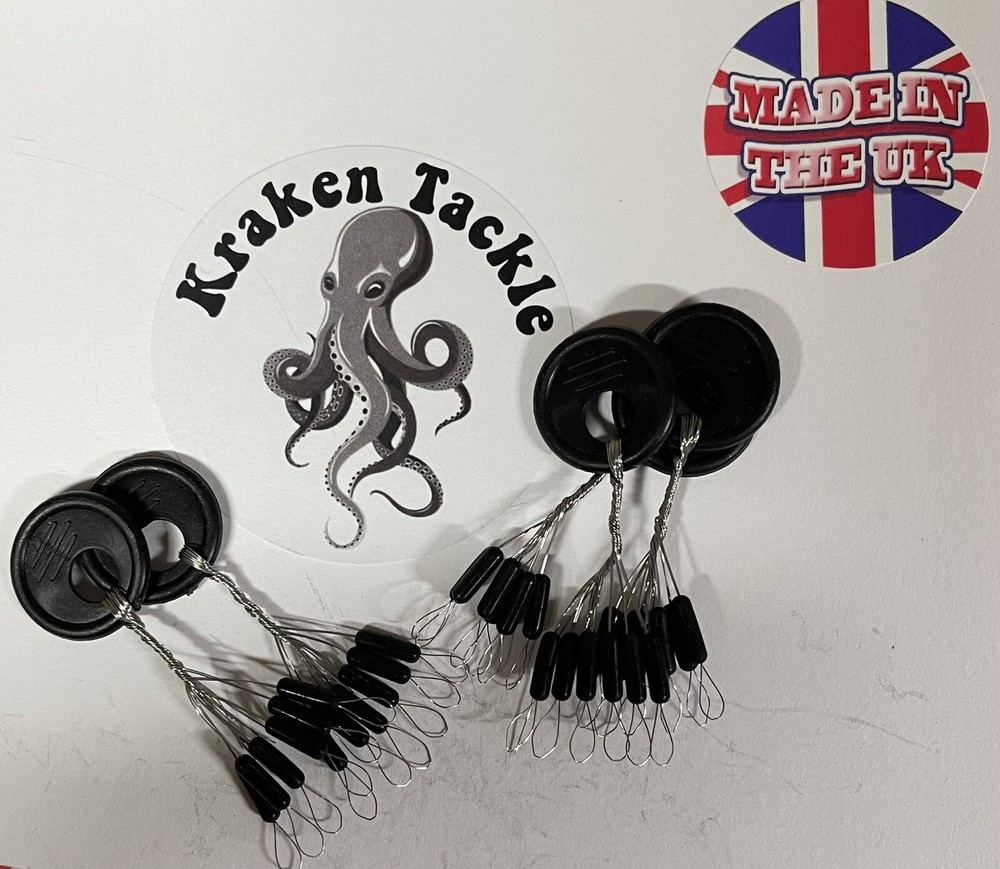 Small Float Stops Rubber Grippa Barrel Rig Buffer Line Braid Fishing X 50