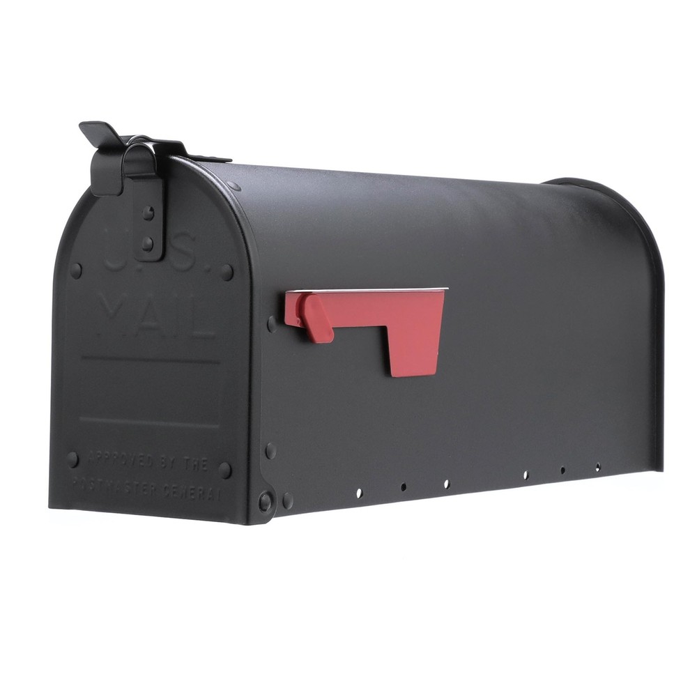 Rust-Proof Aluminum Post Mounted Mailbox for Curbside Residential Delivery