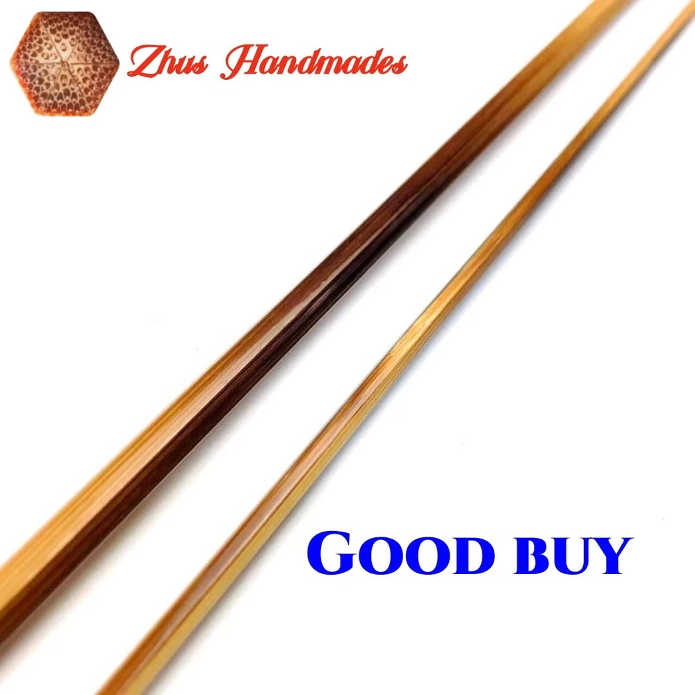 Handmade Flame Bamboo Spinning~Casting Rod Blank 1.3~2.4 m / 2 Sections