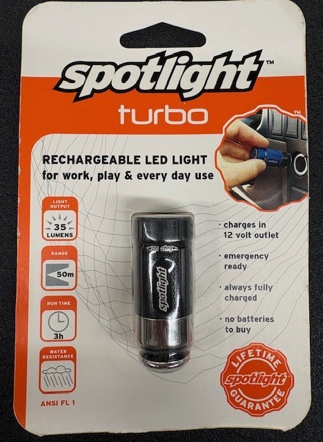 SPOTLIGHT TURBO RECHARGEABLE LED LIGHT