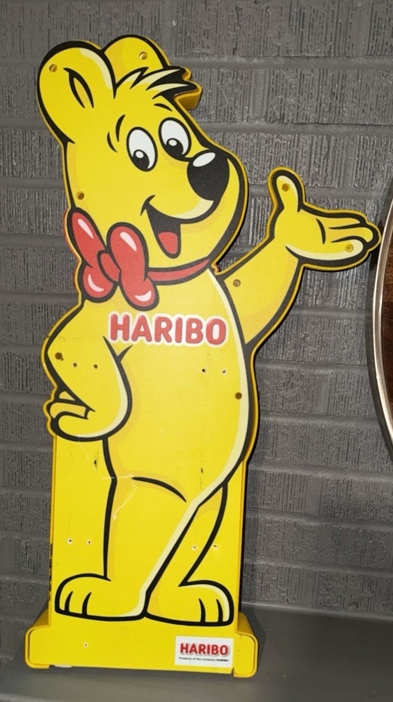 Haribo Gummy Bear 27” Plastic Display Sign