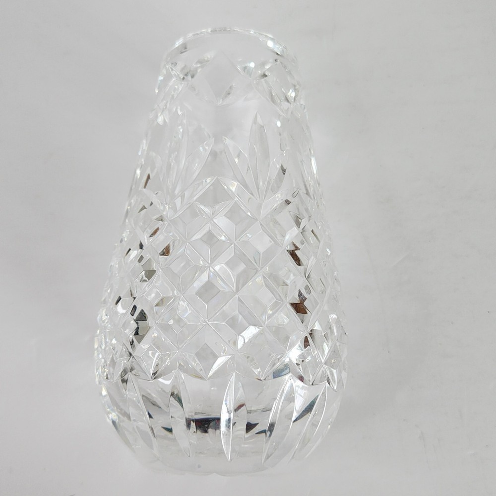 Small Round Leaded Crystal Vase