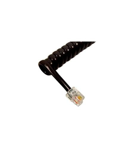 One Comdial Black 12 Foot Phone Handset Cord, New