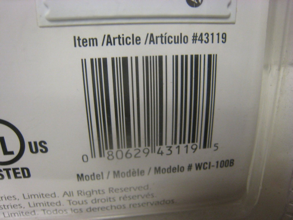 Litex 43119 Wall Control WCI-100B from new case