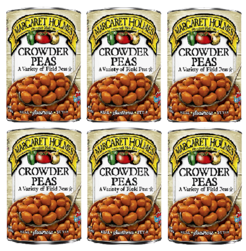 Margaret Holmes Crowder Peas 6 Can Pack