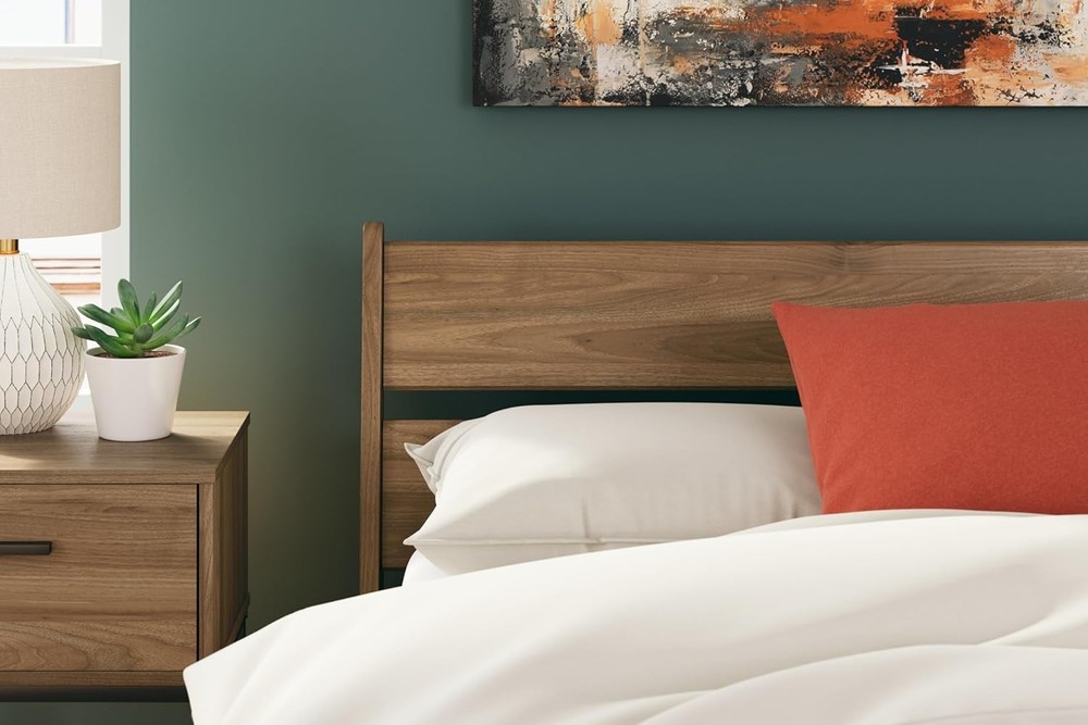 Deanlow Sturdy Full Panel Headboard in Rustic Style - Perfect for Modern Spaces