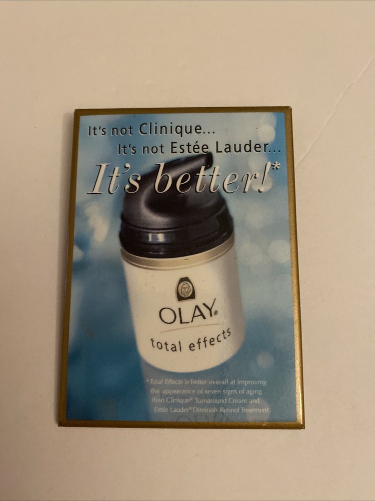 Olay Total Effects Advertising Pin Back Button P11