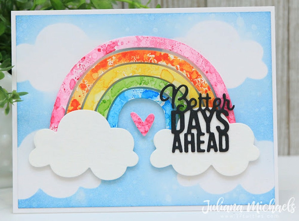 Sizzix Thinlits Rainbow 6pc set #665031 Retail $12.99 Retired!