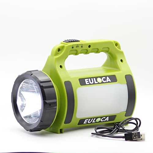 Rechargeable LED Torch, Multi-Functional Camping Lantern, Waterproof Spotlight
