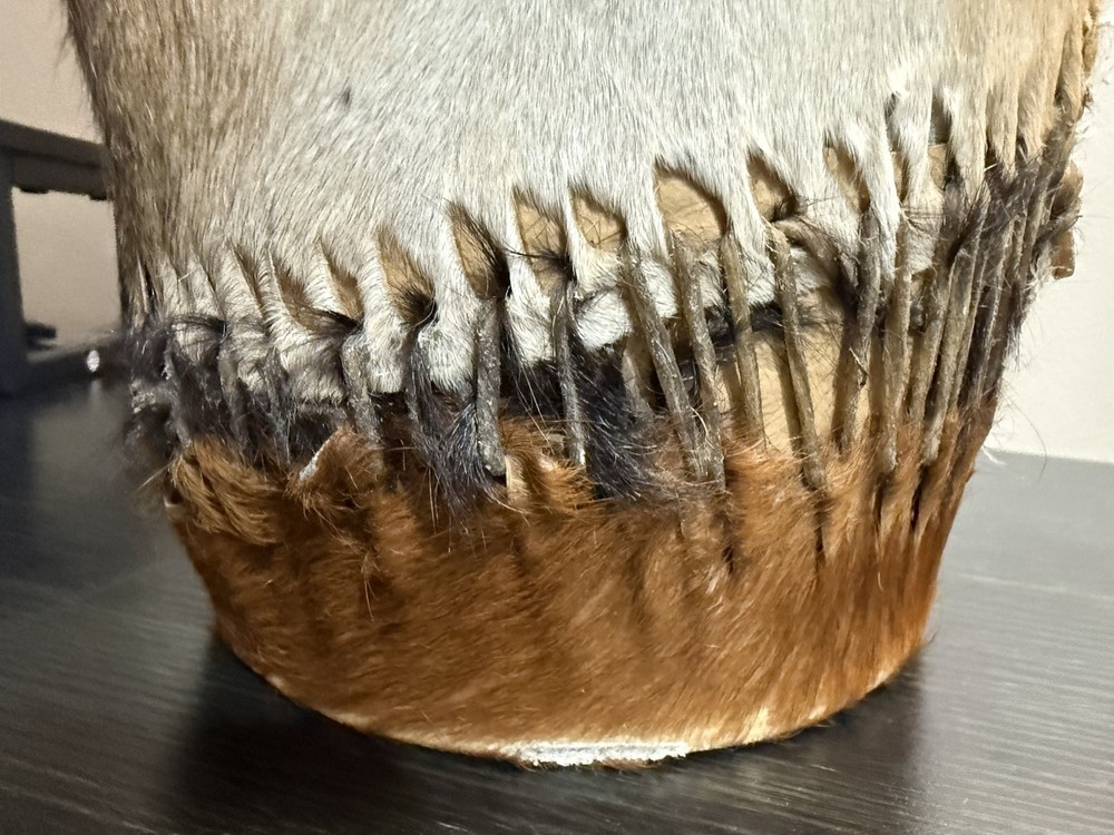 traditional African double-hide drum