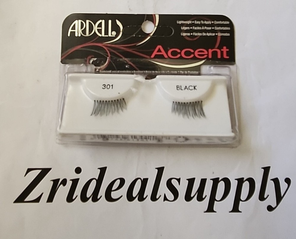 ARDELL ACCENT LASHES 301 BLACK NEW SEALED