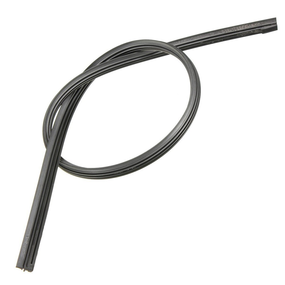 Auto Windshield Wiper Blade Refill Frame 2 PCs 25-1/2" 8 mm Replacement Rubber