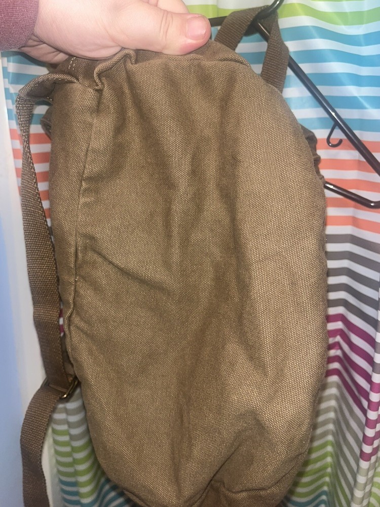 Gootium Thick Canvas Cinch Rucksack Backpack