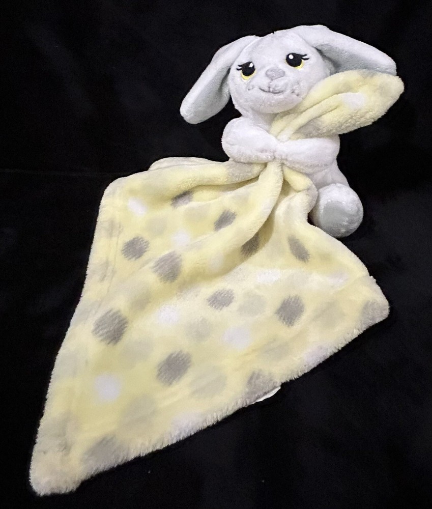 Little Beginnings Bunny Rabbit Yellow Security Blanket Lovey Plush Bunny
