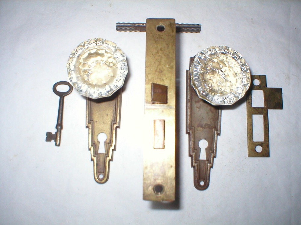 Antique Art Deco Era Door Hardware