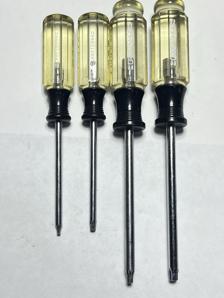 4 Craftsman Torx Drivers Used