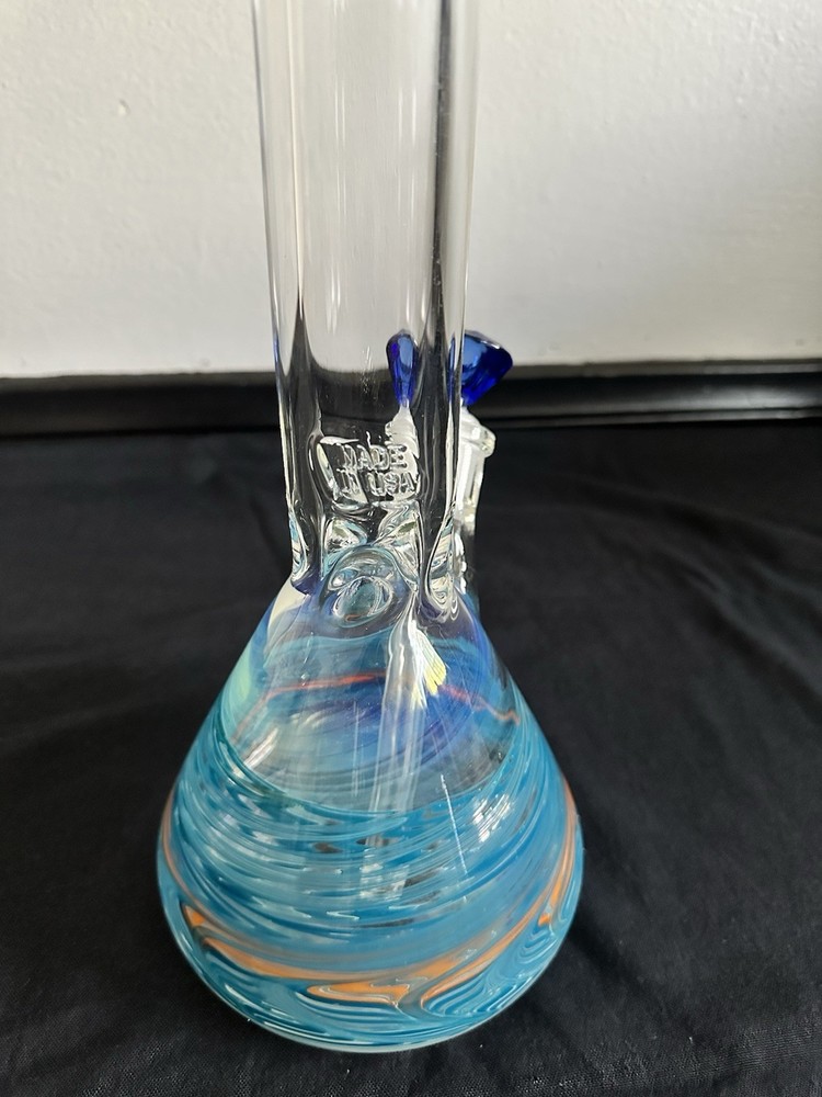 33” Hookah Water Pipe Beaker 9mm Glass