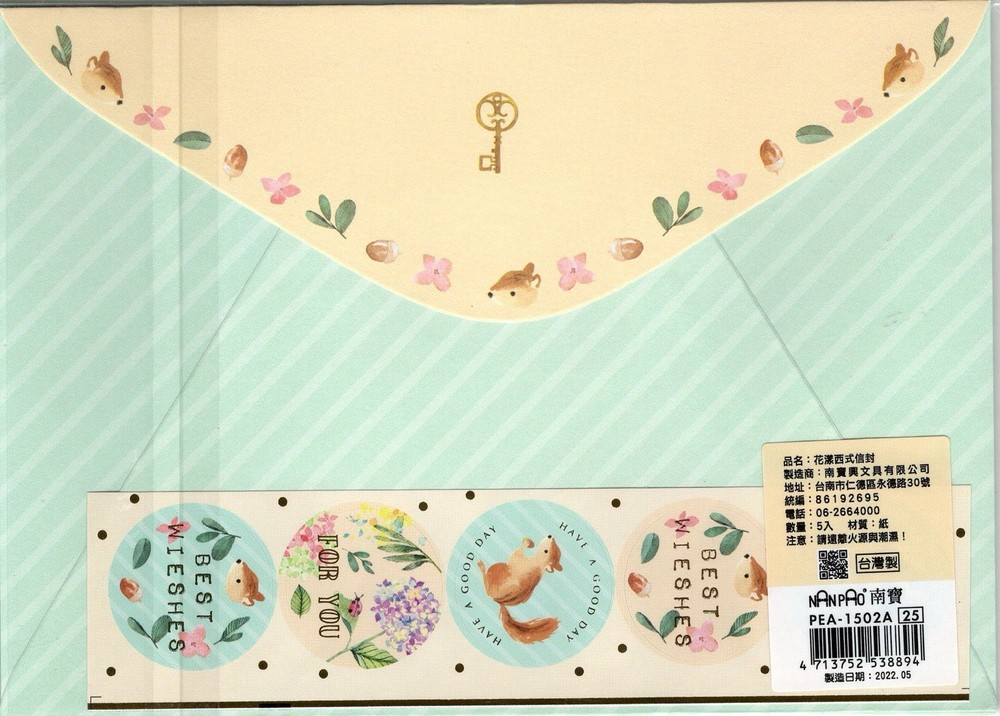 Squirrel Envelope Set