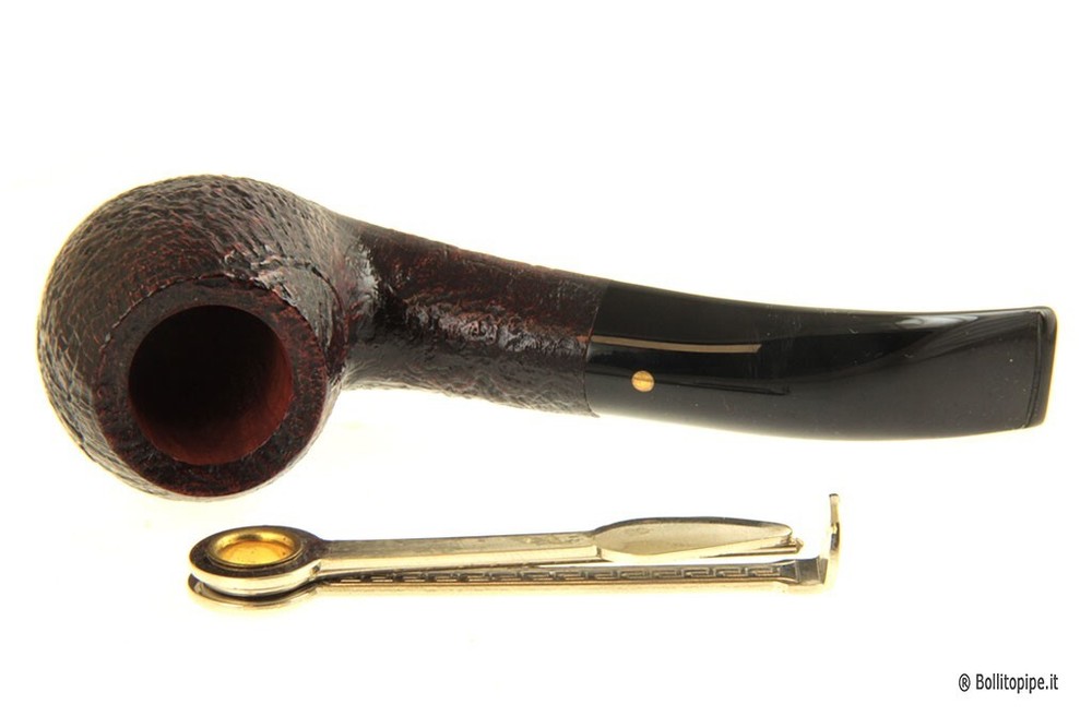 Savinelli Punto Oro Gold Sandblast 677Ks - 6mm filter