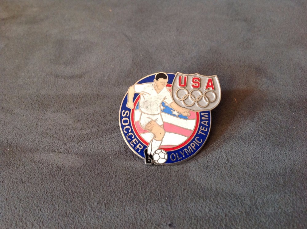 U. S. A. Soccer Olympic Team Lapel Button