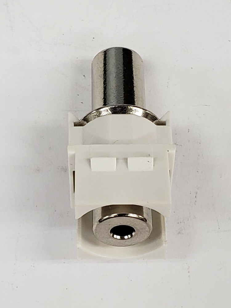 ICC IC107SACWH Audio Stereo Module Coupler 3.5mm White
