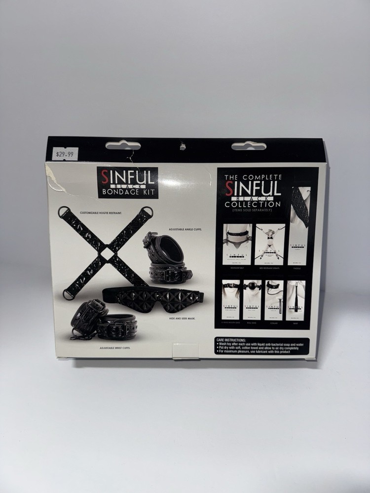 Sinful - Bondage Kit - Black