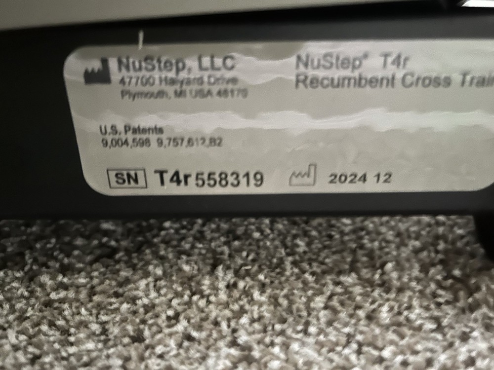 NuStep T4r (Brand New Model)