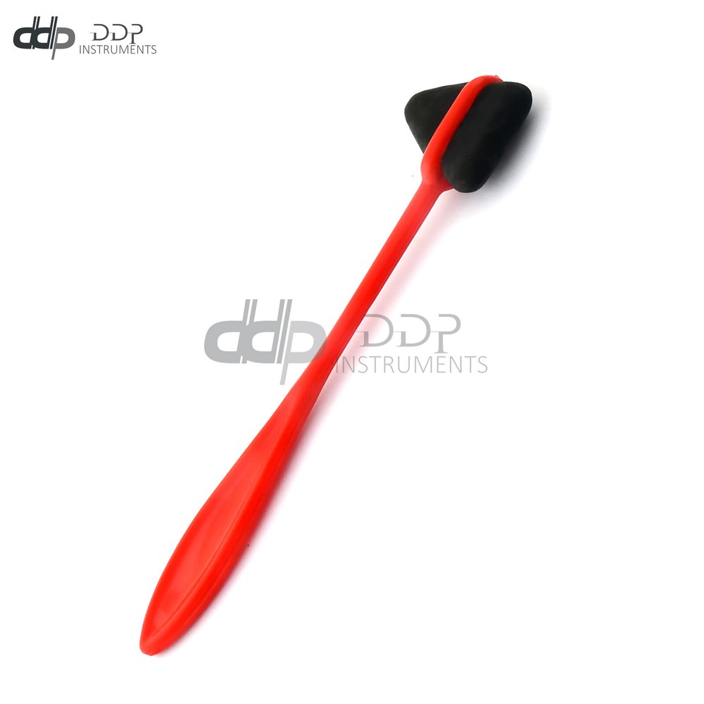 Taylor Percussion Hammer With PVC Black Head & Plastic Handle Red Color